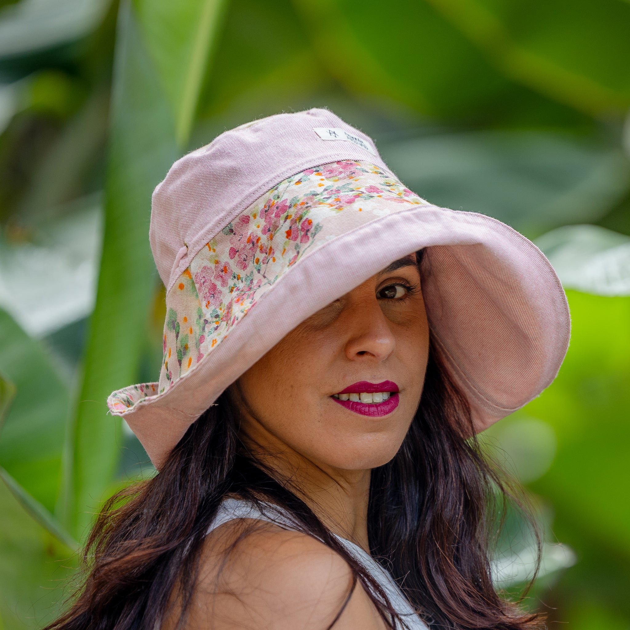 SOMBRERA ALA LARGA ACUARELA