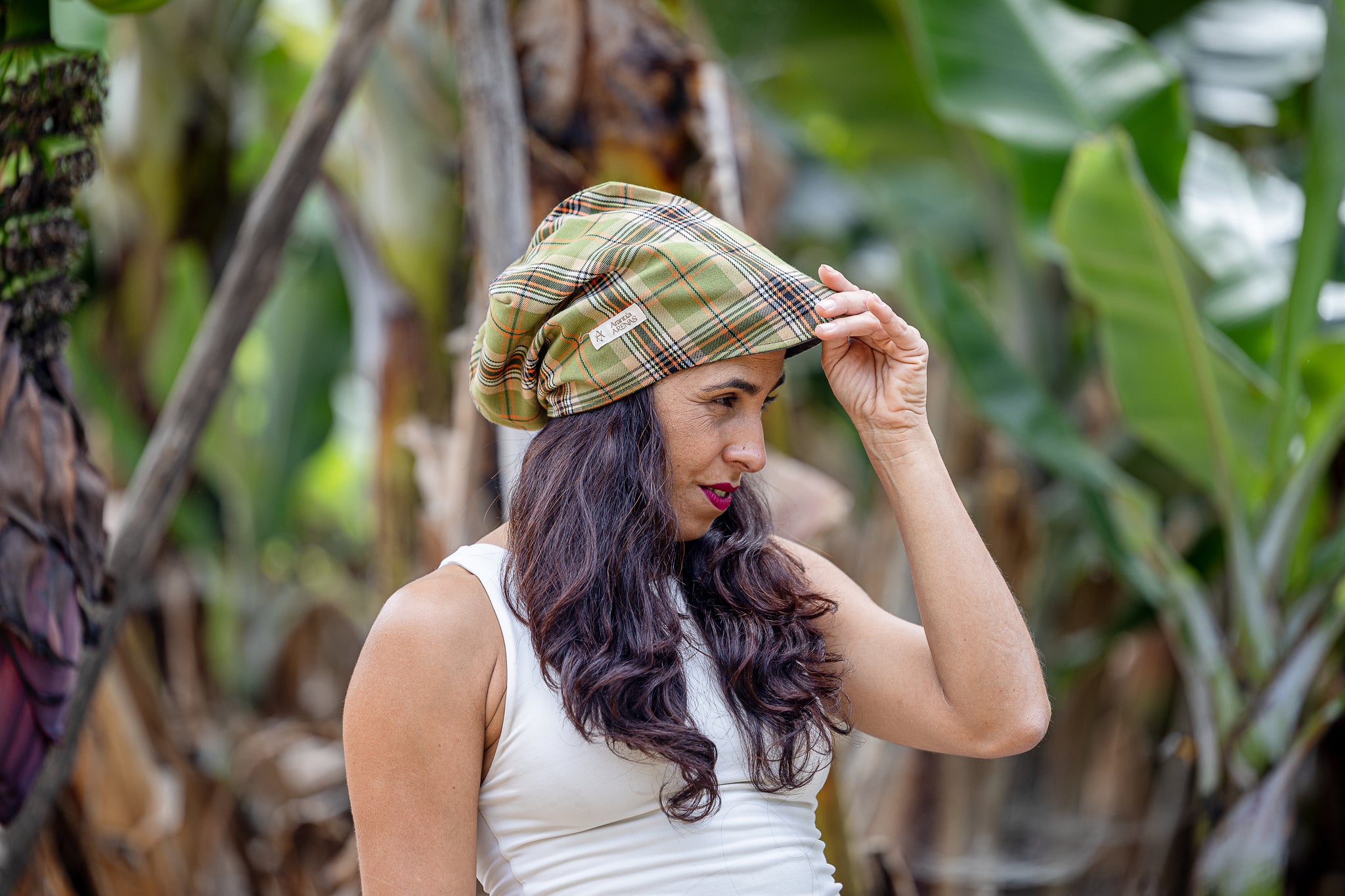 BEANIE VISERA CUADROS KABUL