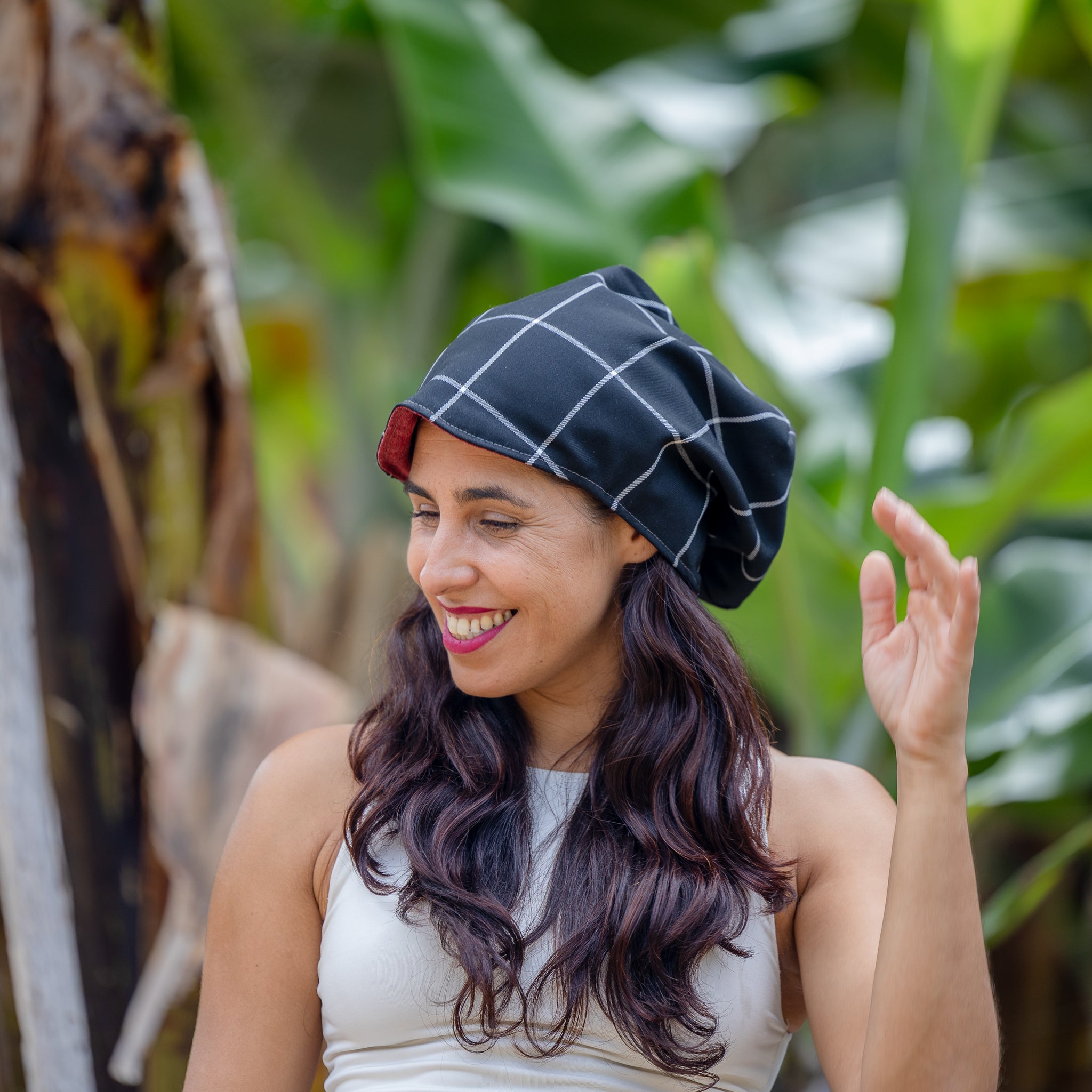 BEANIE VISERA CUADROS GUAM