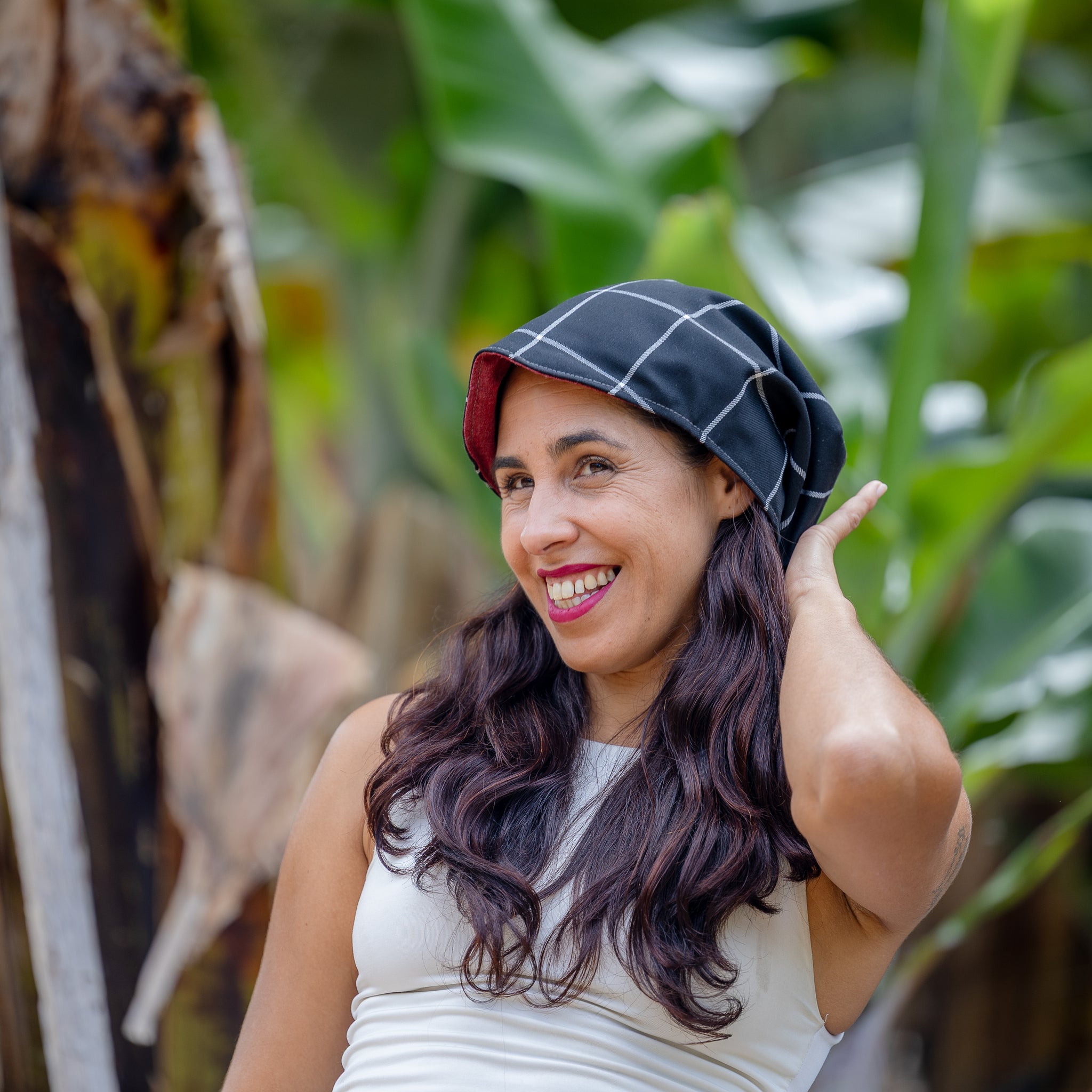 BEANIE VISERA CUADROS GUAM